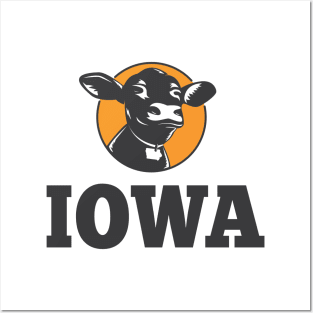 Iowa Cow Posters and Art